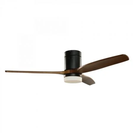 Grunkel Ventilador de Techo con Luz LED, 132 cm, Madera Oscura Grunkel Ventilador de Techo con Luz LED, 132 cm, Madera Oscura